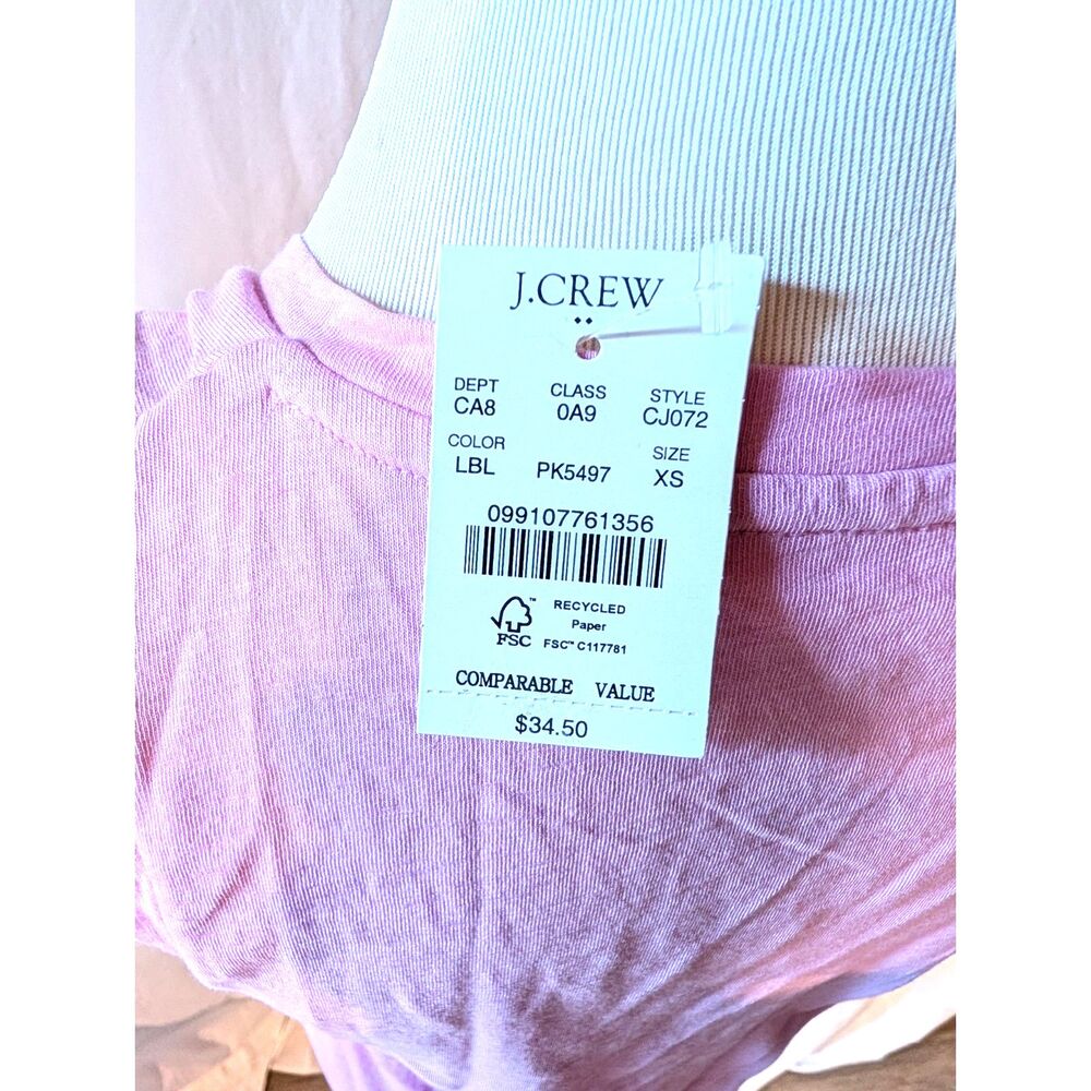 J Crew Slub Cotton V-Neck Tank, size XS - Picture 4 of 6